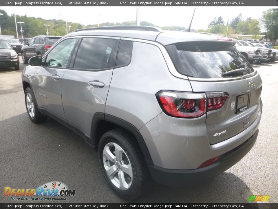2020 Jeep Compass Latitude 4x4 Billet Silver Metallic / Black Photo #3