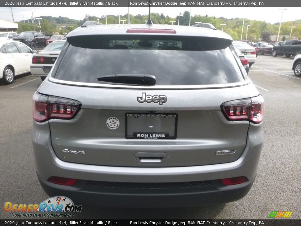 2020 Jeep Compass Latitude 4x4 Billet Silver Metallic / Black Photo #4