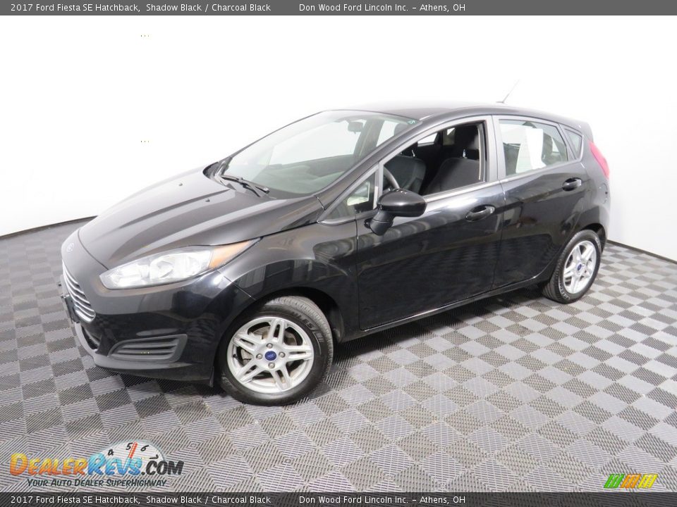 2017 Ford Fiesta SE Hatchback Shadow Black / Charcoal Black Photo #6
