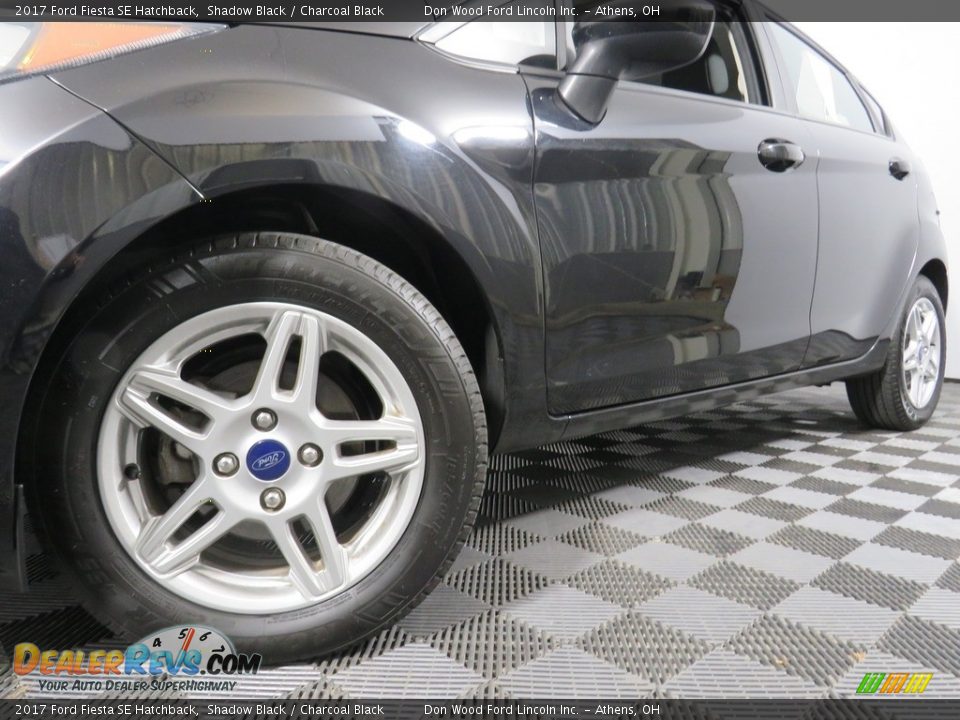 2017 Ford Fiesta SE Hatchback Shadow Black / Charcoal Black Photo #7