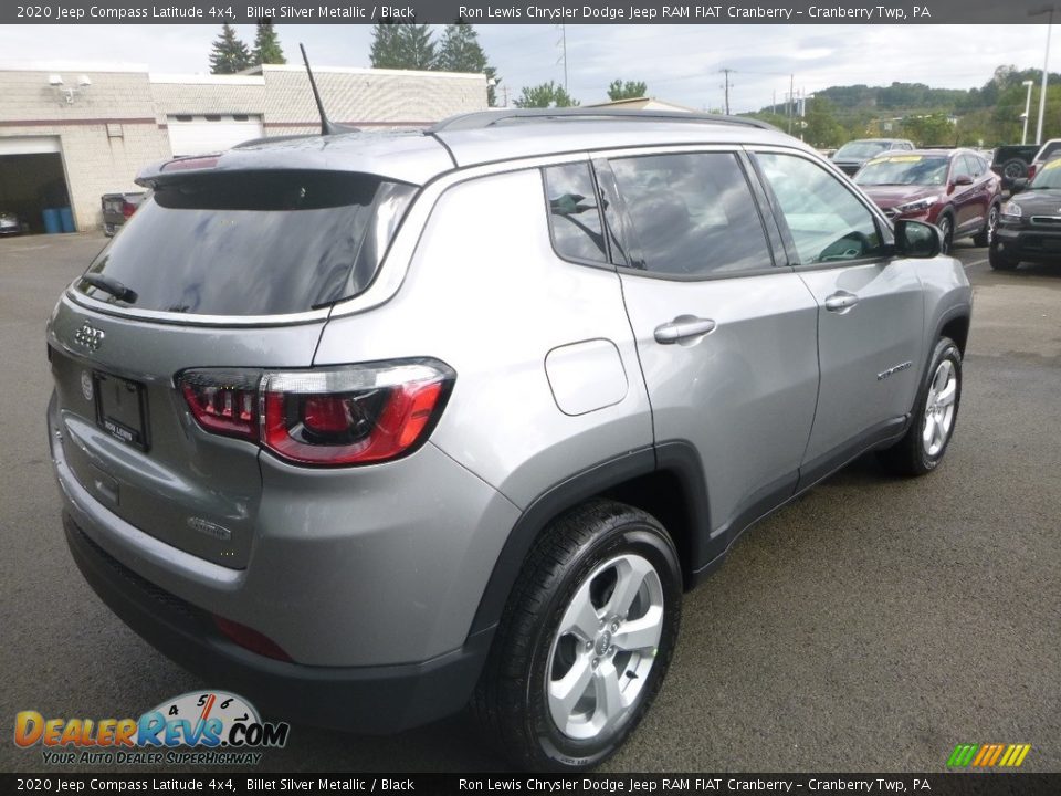 2020 Jeep Compass Latitude 4x4 Billet Silver Metallic / Black Photo #5