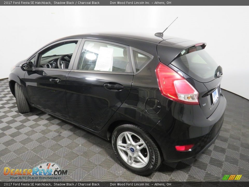 2017 Ford Fiesta SE Hatchback Shadow Black / Charcoal Black Photo #8