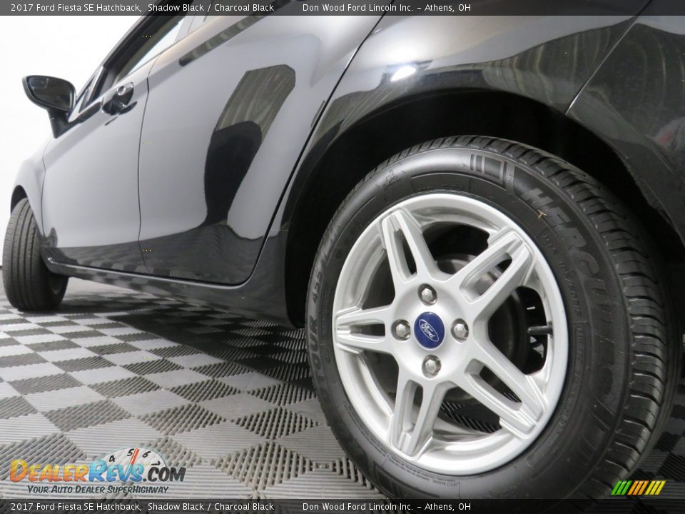 2017 Ford Fiesta SE Hatchback Shadow Black / Charcoal Black Photo #9