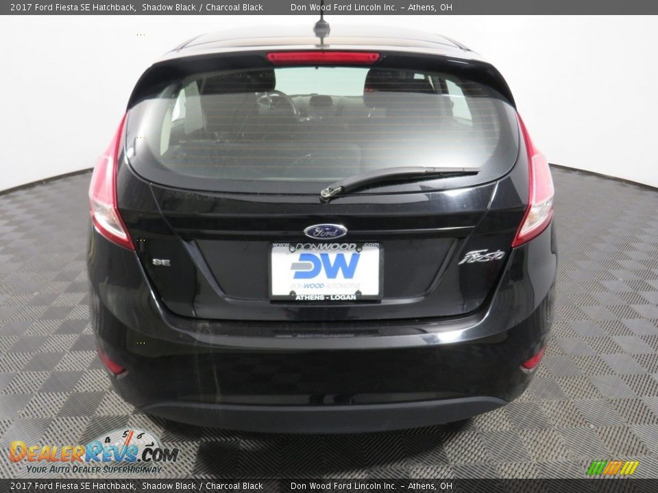 2017 Ford Fiesta SE Hatchback Shadow Black / Charcoal Black Photo #10
