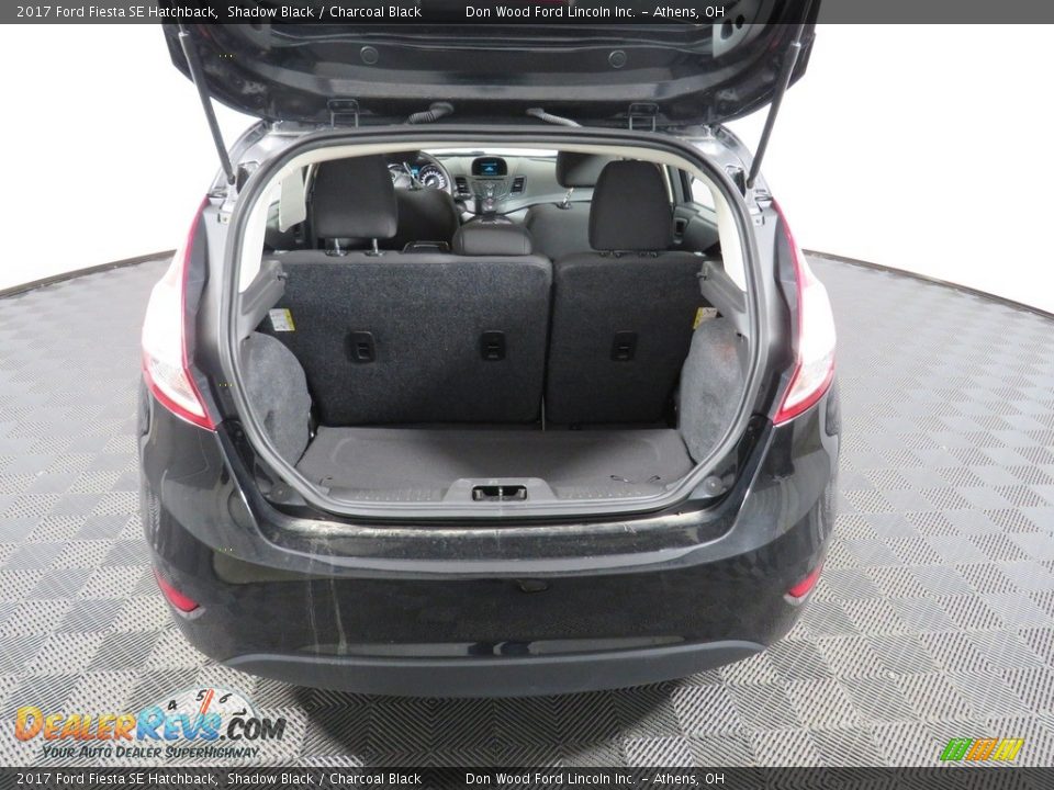 2017 Ford Fiesta SE Hatchback Shadow Black / Charcoal Black Photo #11
