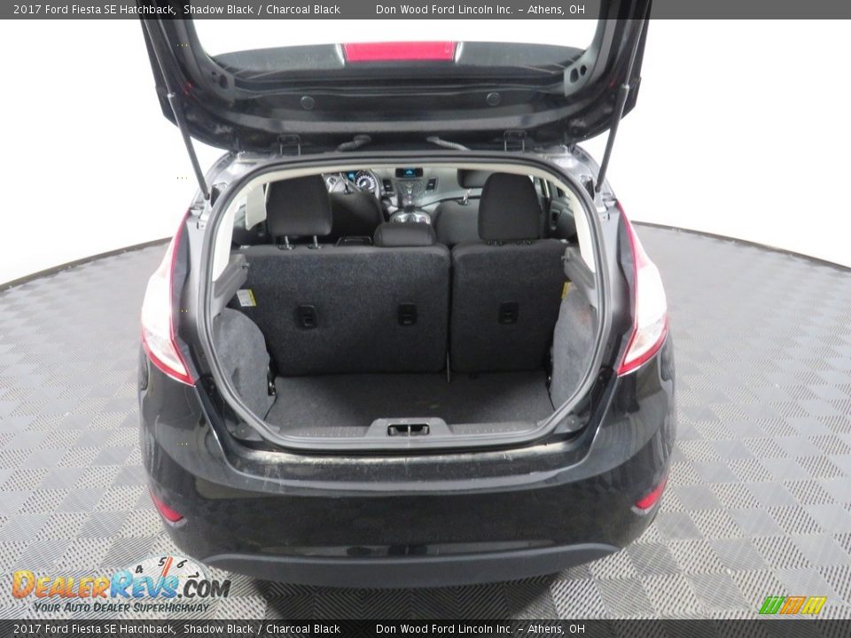 2017 Ford Fiesta SE Hatchback Shadow Black / Charcoal Black Photo #12
