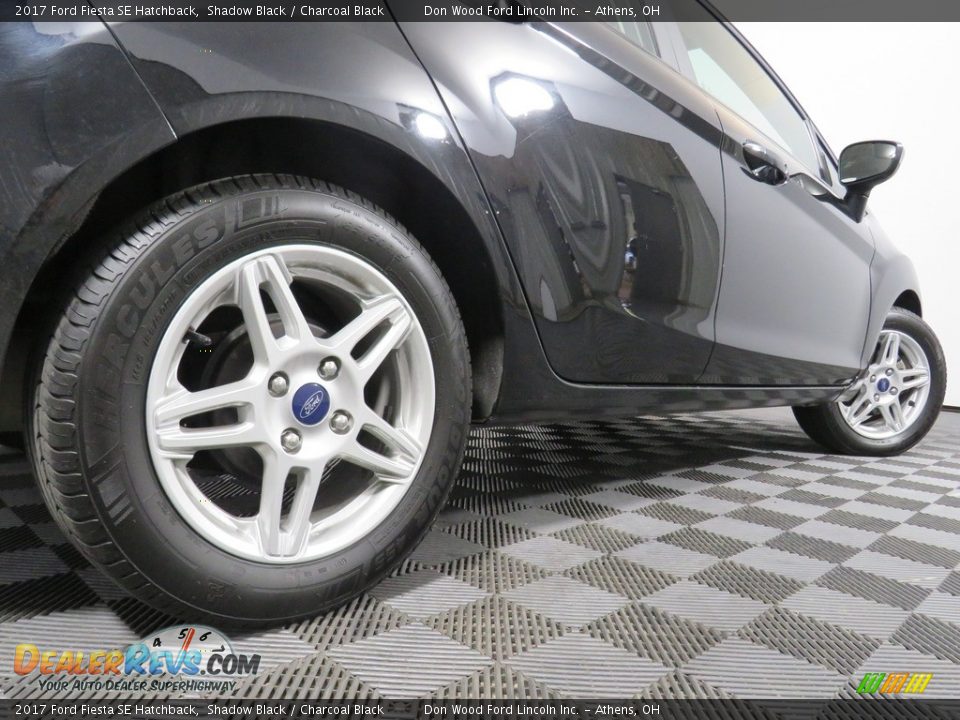 2017 Ford Fiesta SE Hatchback Shadow Black / Charcoal Black Photo #16