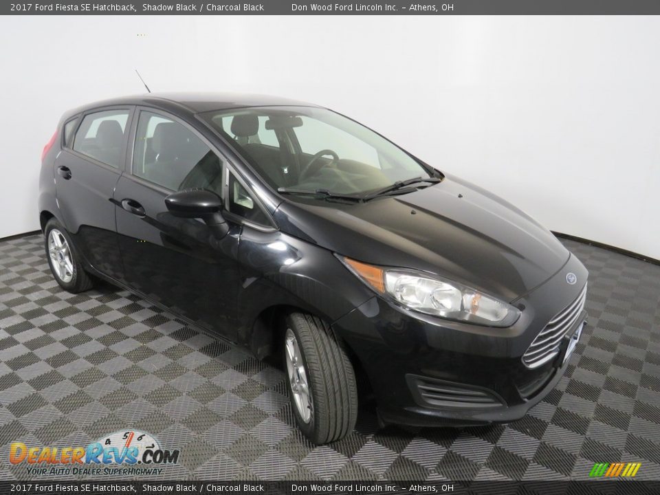 2017 Ford Fiesta SE Hatchback Shadow Black / Charcoal Black Photo #17