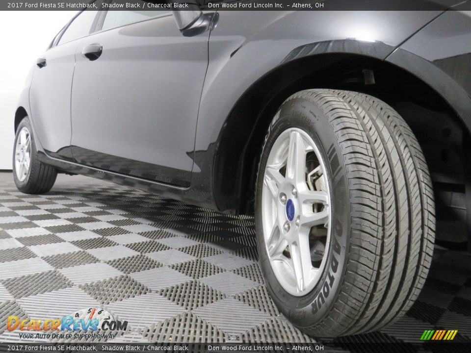 2017 Ford Fiesta SE Hatchback Shadow Black / Charcoal Black Photo #18
