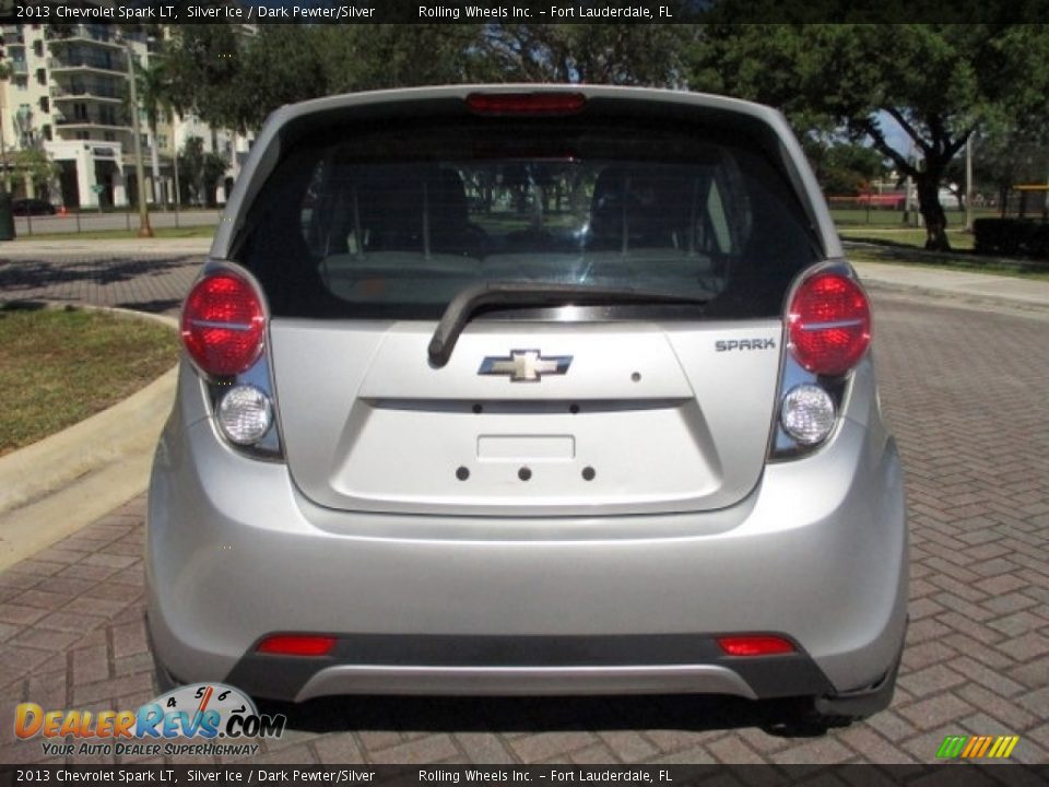 2013 Chevrolet Spark LT Silver Ice / Dark Pewter/Silver Photo #7