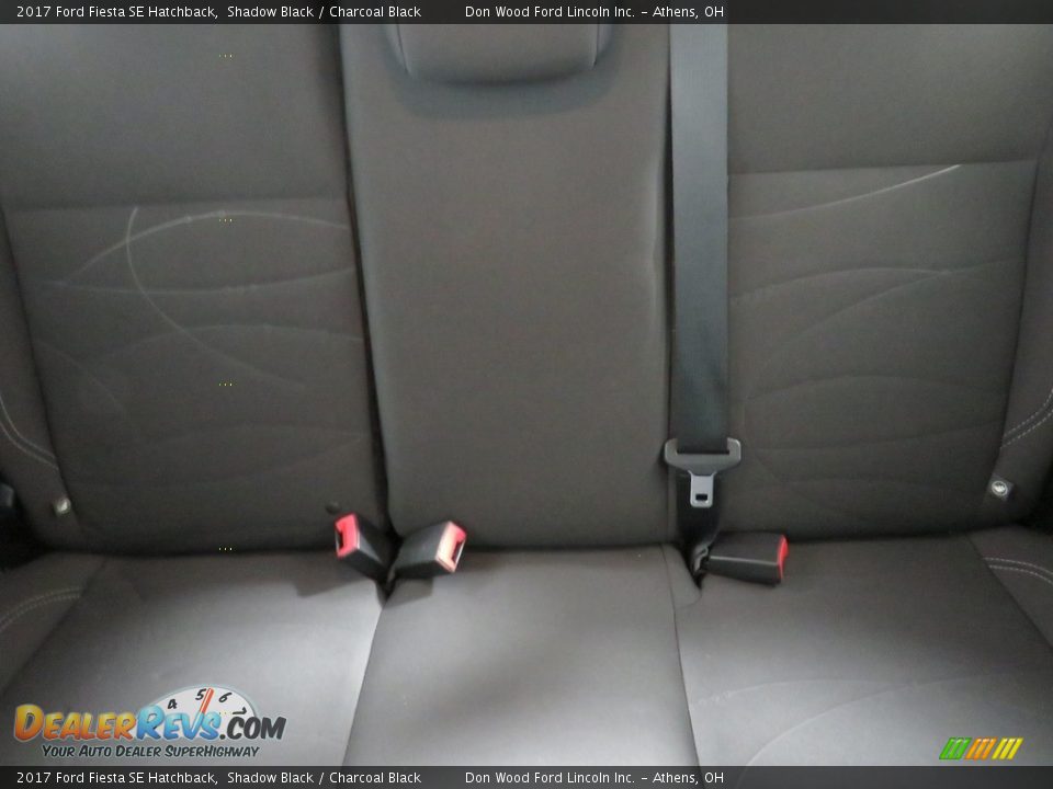 2017 Ford Fiesta SE Hatchback Shadow Black / Charcoal Black Photo #22