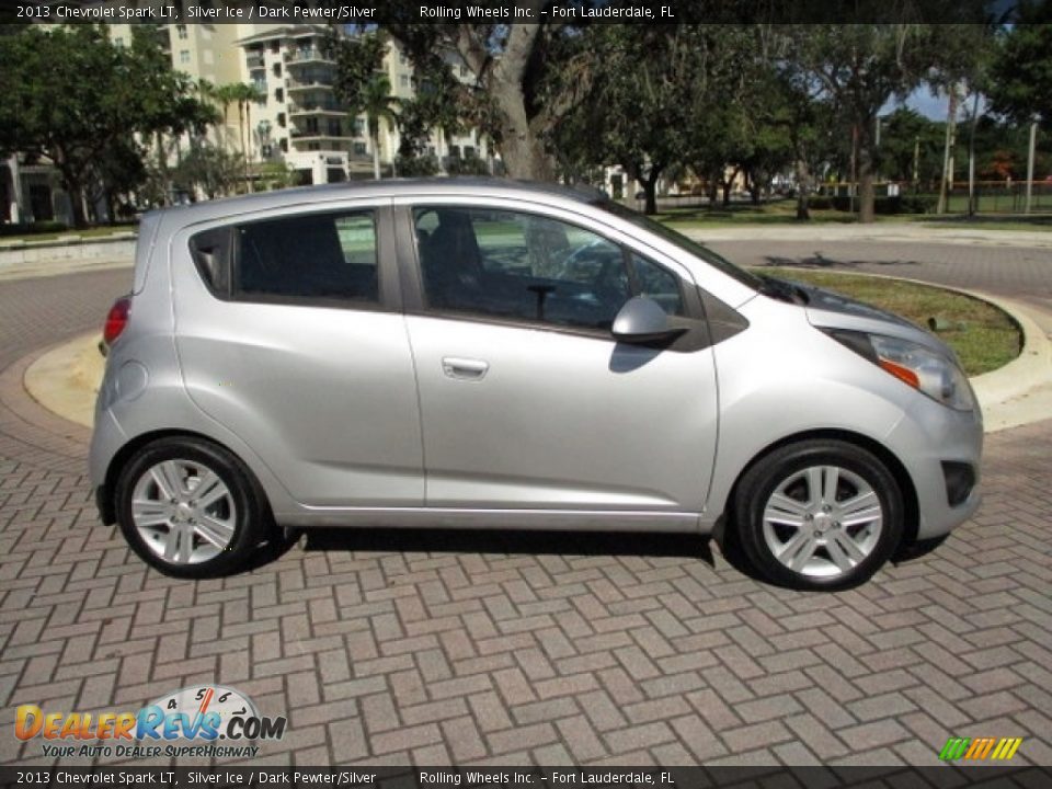 2013 Chevrolet Spark LT Silver Ice / Dark Pewter/Silver Photo #11