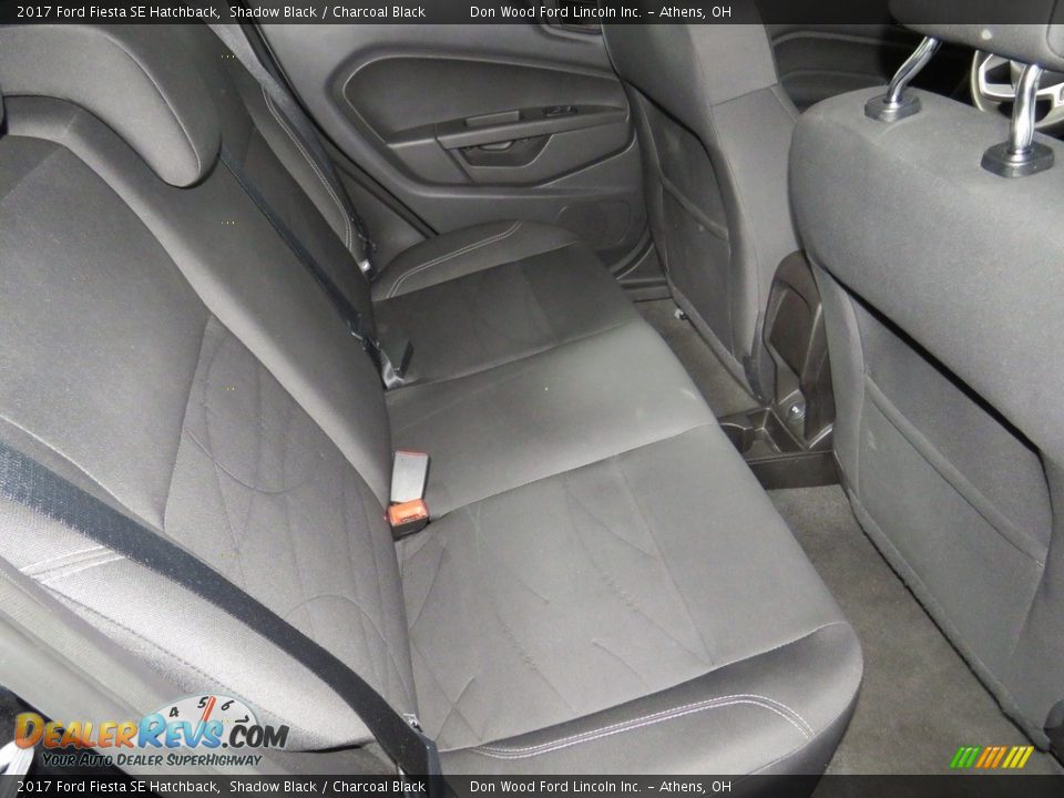 2017 Ford Fiesta SE Hatchback Shadow Black / Charcoal Black Photo #26