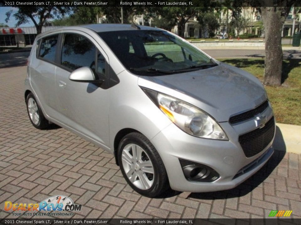 2013 Chevrolet Spark LT Silver Ice / Dark Pewter/Silver Photo #13