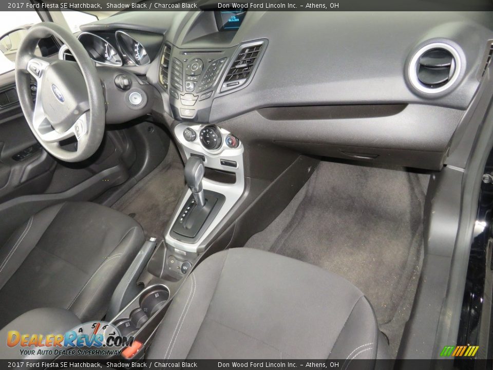 2017 Ford Fiesta SE Hatchback Shadow Black / Charcoal Black Photo #29