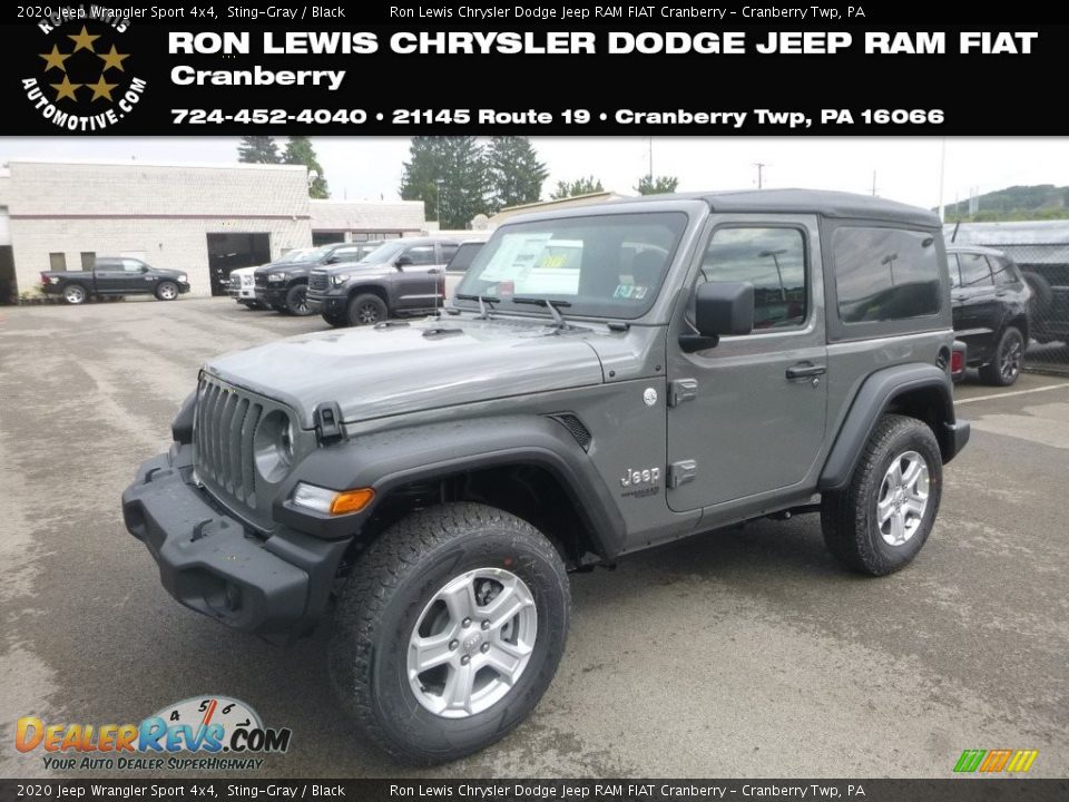 2020 Jeep Wrangler Sport 4x4 Sting-Gray / Black Photo #1