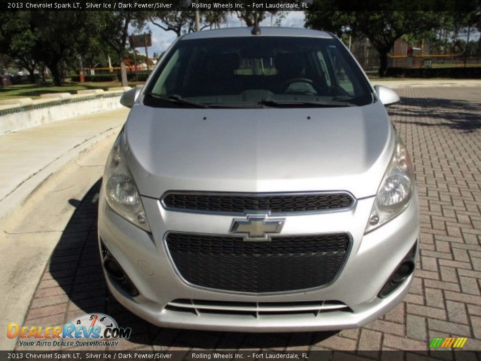 2013 Chevrolet Spark LT Silver Ice / Dark Pewter/Silver Photo #15