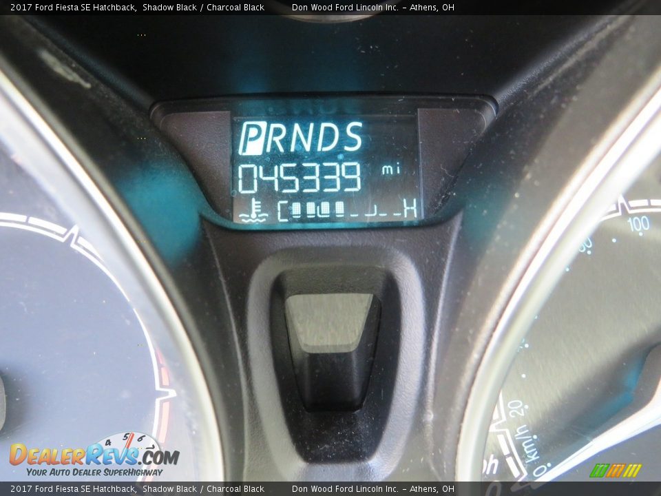 2017 Ford Fiesta SE Hatchback Shadow Black / Charcoal Black Photo #31
