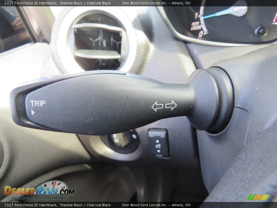 2017 Ford Fiesta SE Hatchback Shadow Black / Charcoal Black Photo #32