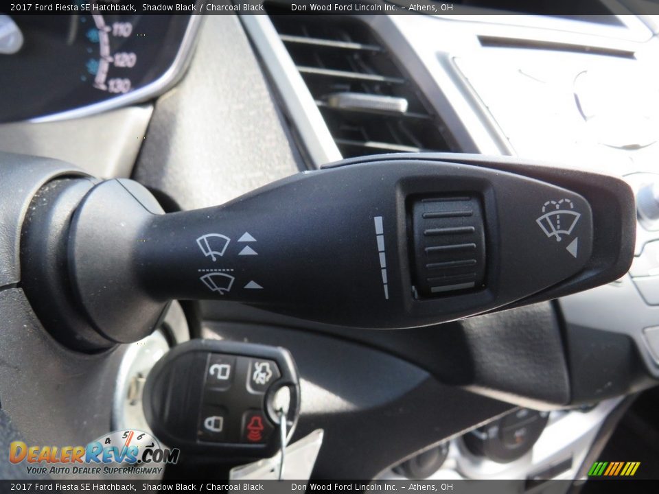 2017 Ford Fiesta SE Hatchback Shadow Black / Charcoal Black Photo #33