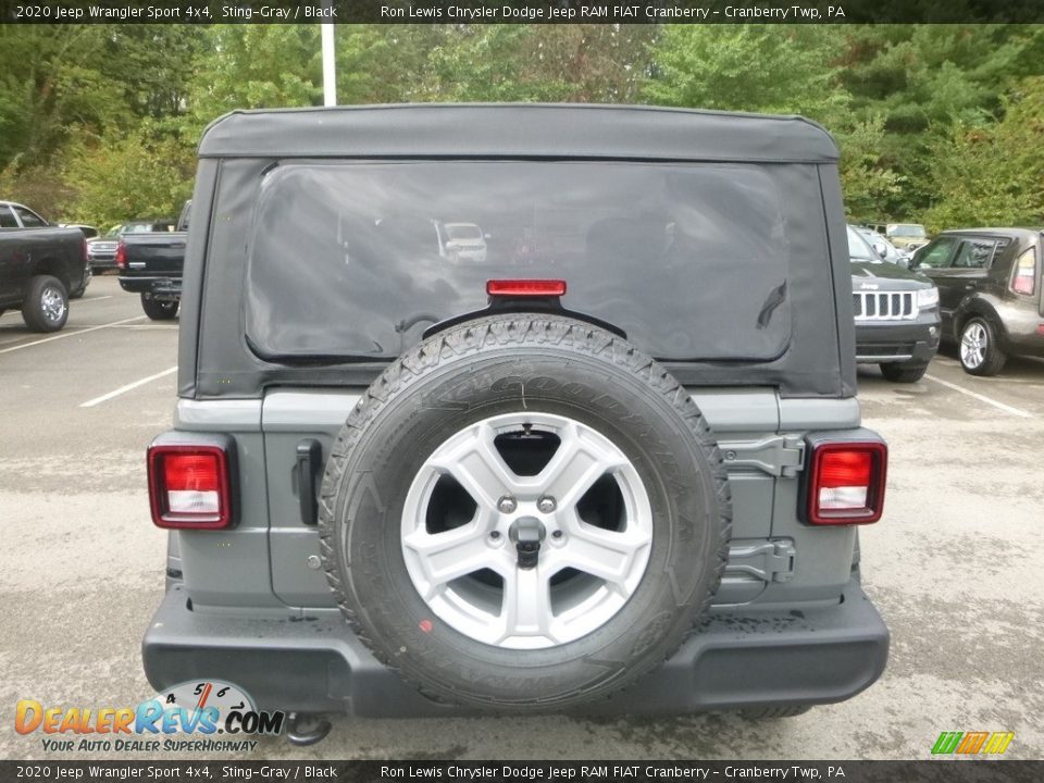 2020 Jeep Wrangler Sport 4x4 Sting-Gray / Black Photo #4