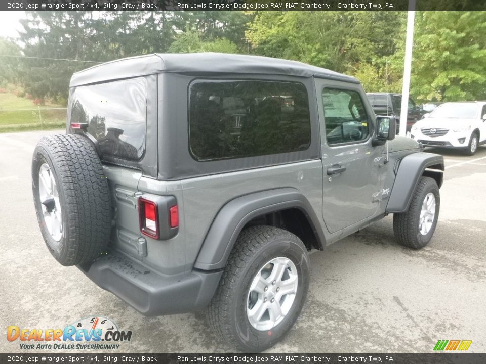 2020 Jeep Wrangler Sport 4x4 Sting-Gray / Black Photo #5