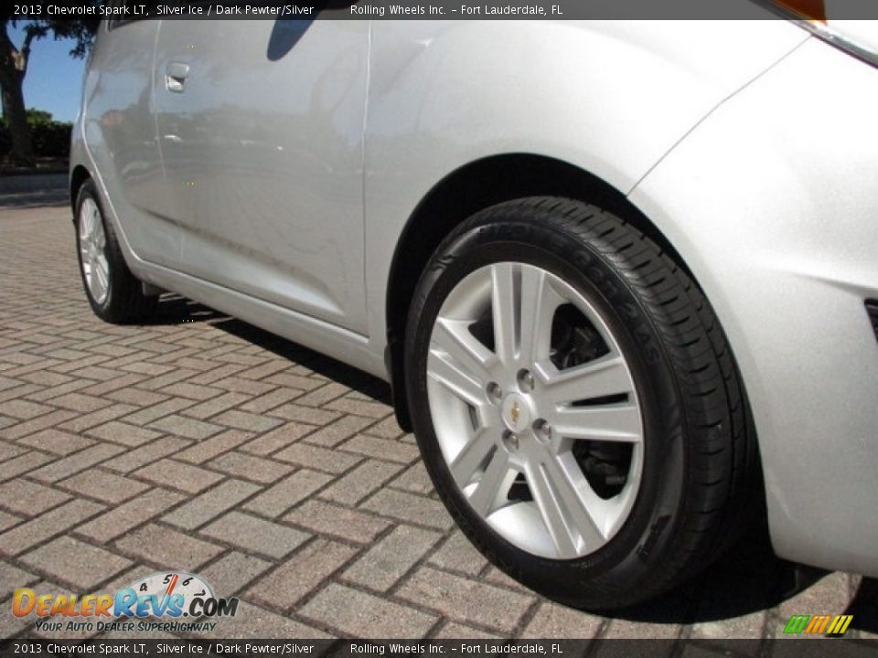 2013 Chevrolet Spark LT Silver Ice / Dark Pewter/Silver Photo #21