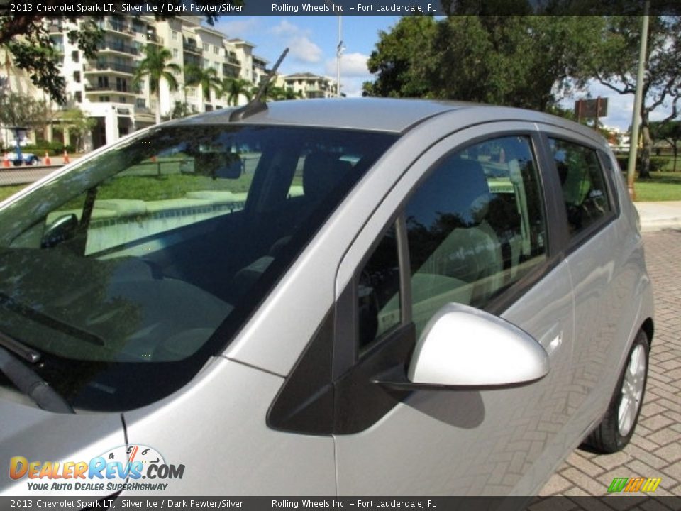 2013 Chevrolet Spark LT Silver Ice / Dark Pewter/Silver Photo #27