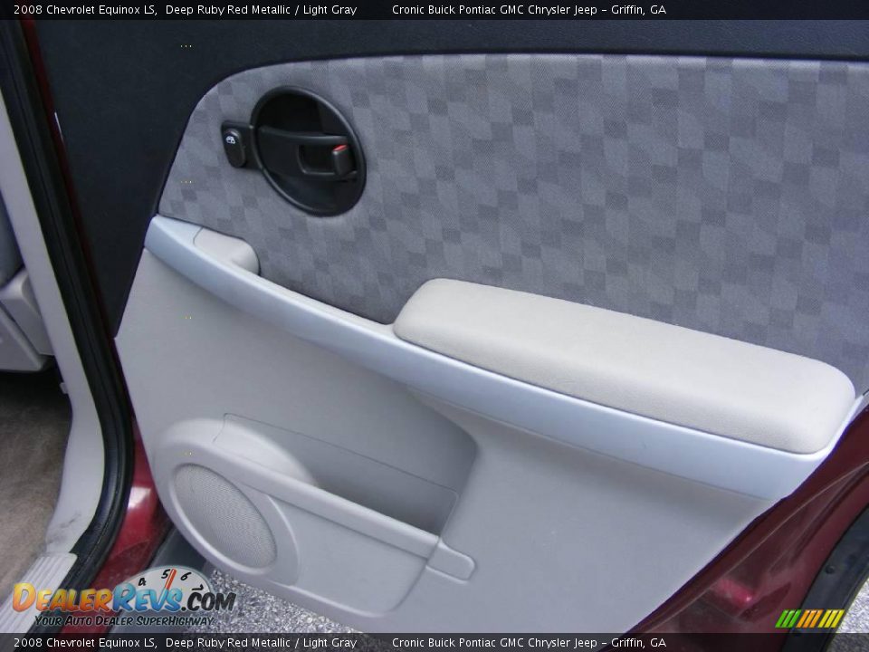 2008 Chevrolet Equinox LS Deep Ruby Red Metallic / Light Gray Photo #16