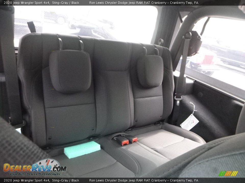 Rear Seat of 2020 Jeep Wrangler Sport 4x4 Photo #11