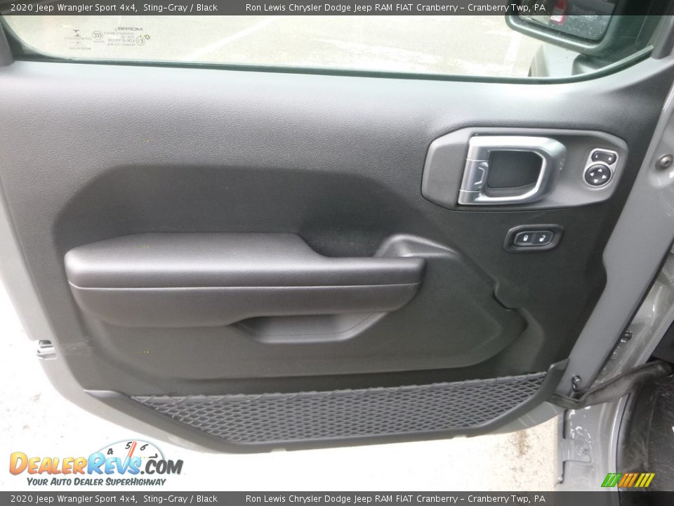 Door Panel of 2020 Jeep Wrangler Sport 4x4 Photo #13