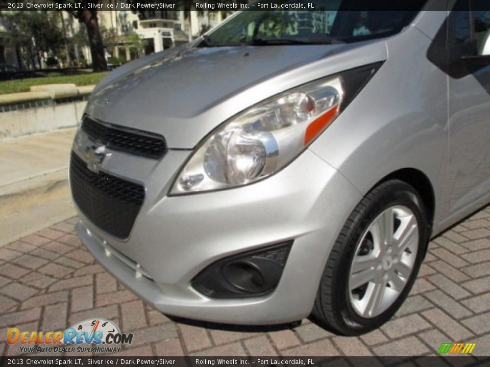 2013 Chevrolet Spark LT Silver Ice / Dark Pewter/Silver Photo #34