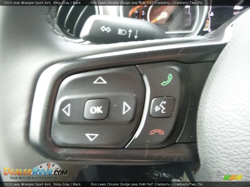 2020 Jeep Wrangler Sport 4x4 Steering Wheel Photo #18