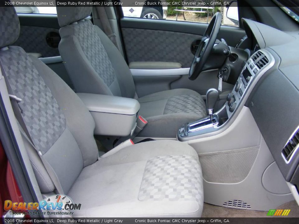 2008 Chevrolet Equinox LS Deep Ruby Red Metallic / Light Gray Photo #17