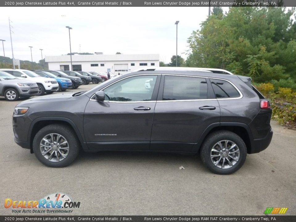 2020 Jeep Cherokee Latitude Plus 4x4 Granite Crystal Metallic / Black Photo #2