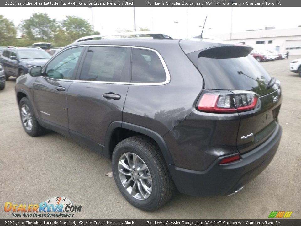 2020 Jeep Cherokee Latitude Plus 4x4 Granite Crystal Metallic / Black Photo #3
