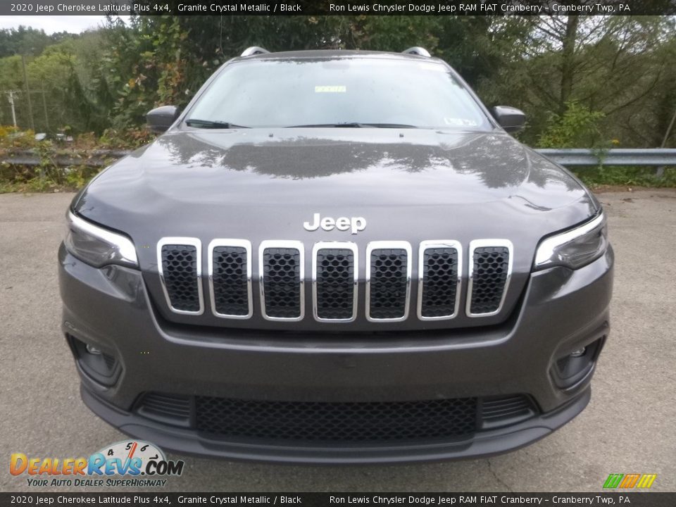 2020 Jeep Cherokee Latitude Plus 4x4 Granite Crystal Metallic / Black Photo #8