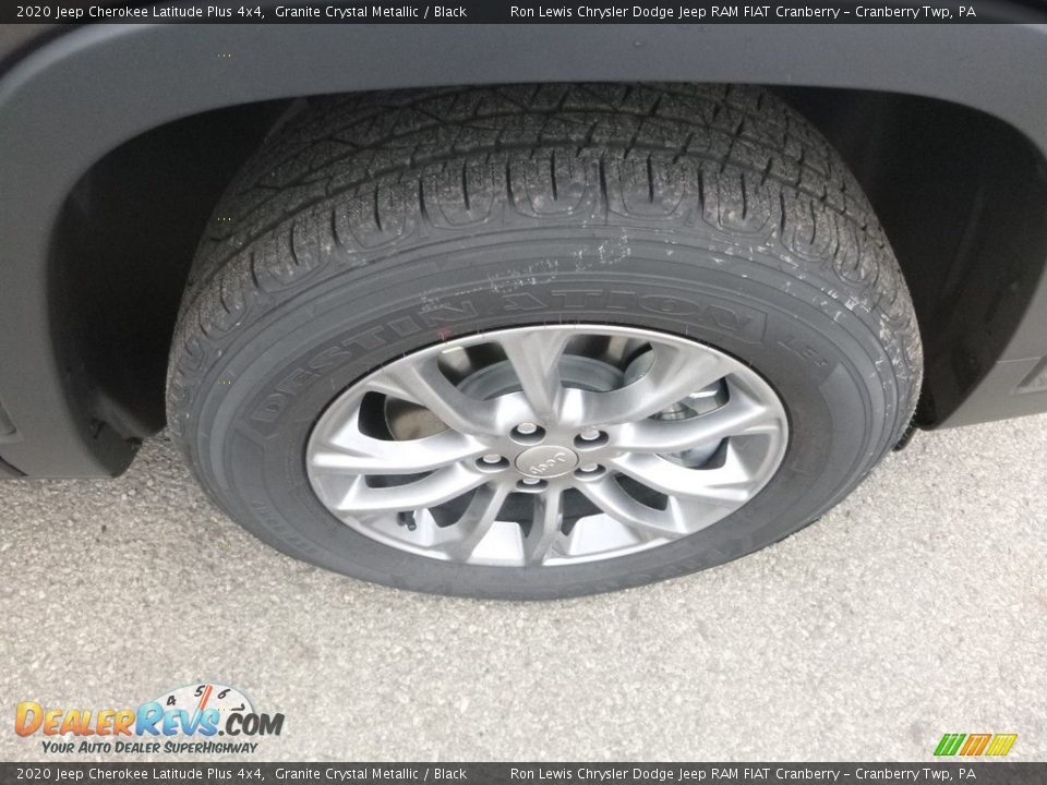 2020 Jeep Cherokee Latitude Plus 4x4 Granite Crystal Metallic / Black Photo #9