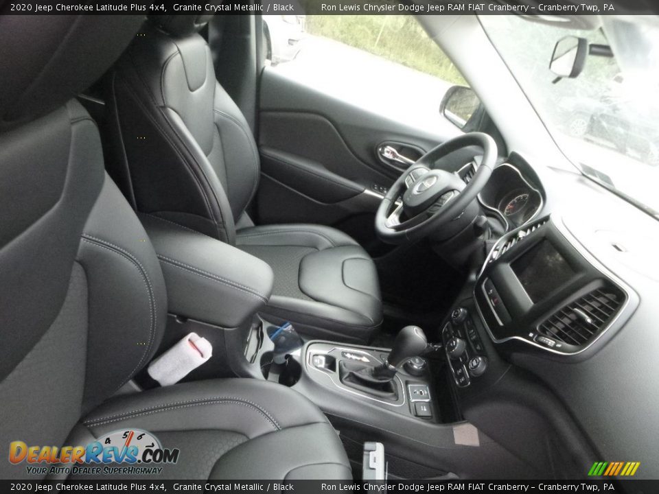 2020 Jeep Cherokee Latitude Plus 4x4 Granite Crystal Metallic / Black Photo #10