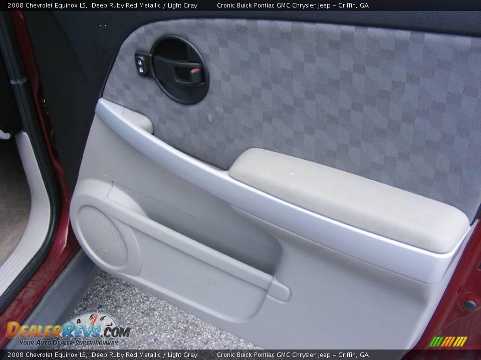 2008 Chevrolet Equinox LS Deep Ruby Red Metallic / Light Gray Photo #18