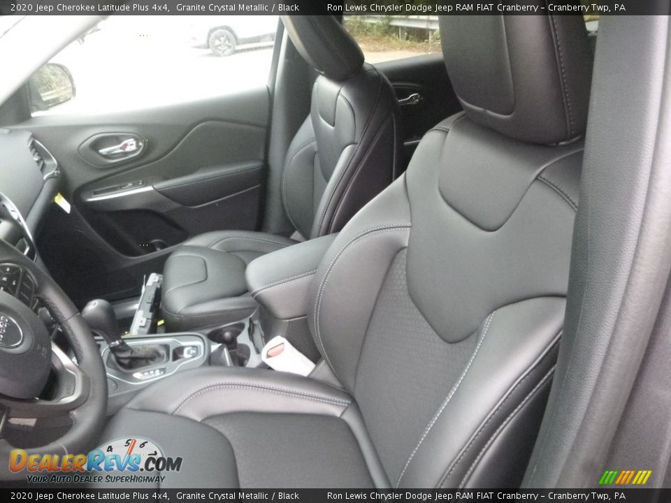 2020 Jeep Cherokee Latitude Plus 4x4 Granite Crystal Metallic / Black Photo #14