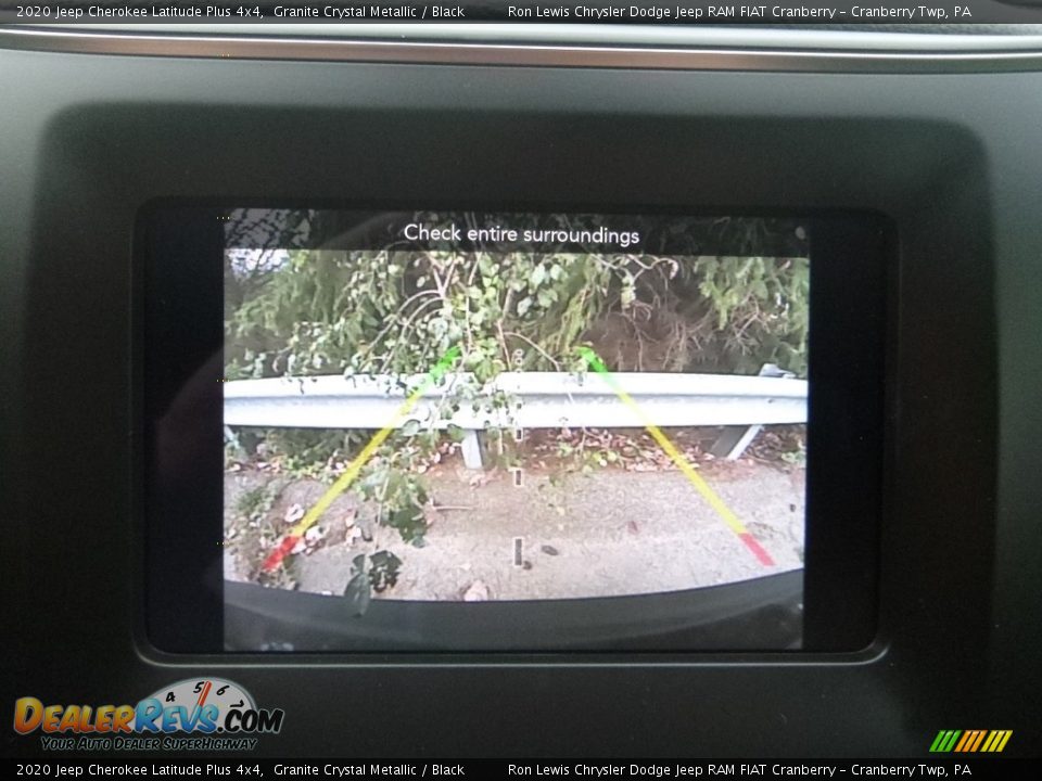 2020 Jeep Cherokee Latitude Plus 4x4 Granite Crystal Metallic / Black Photo #16