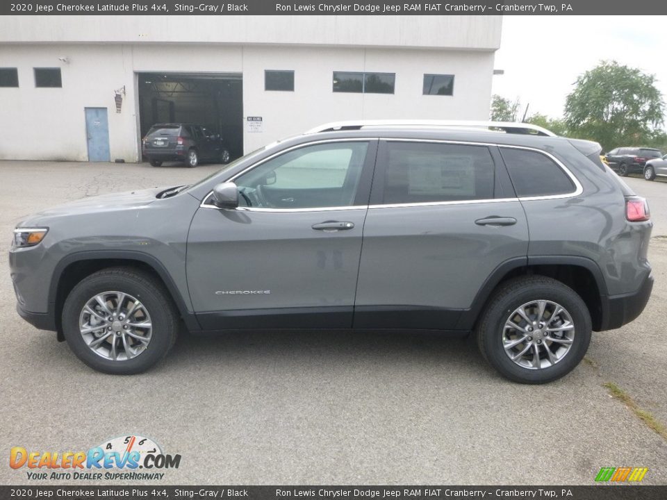 2020 Jeep Cherokee Latitude Plus 4x4 Sting-Gray / Black Photo #2