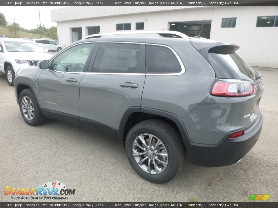 2020 Jeep Cherokee Latitude Plus 4x4 Sting-Gray / Black Photo #3