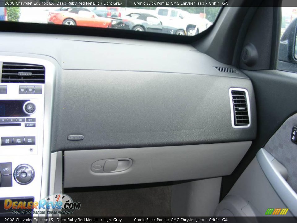 2008 Chevrolet Equinox LS Deep Ruby Red Metallic / Light Gray Photo #19