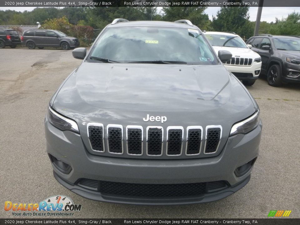 2020 Jeep Cherokee Latitude Plus 4x4 Sting-Gray / Black Photo #8