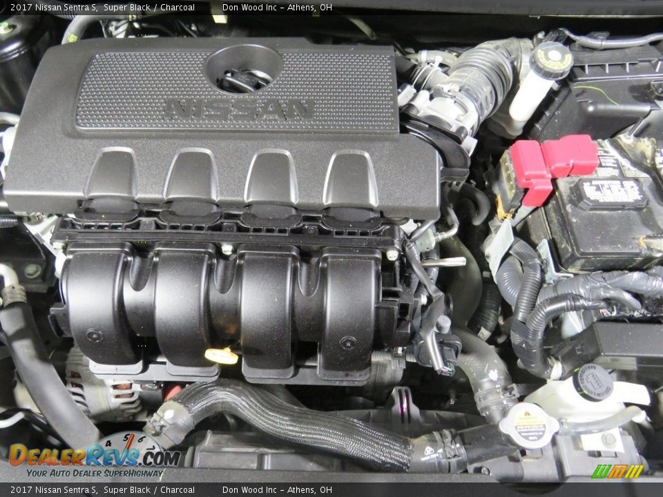 2017 Nissan Sentra S Super Black / Charcoal Photo #4