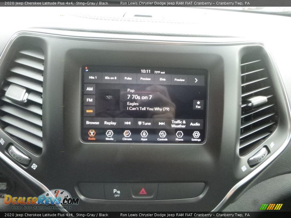 2020 Jeep Cherokee Latitude Plus 4x4 Sting-Gray / Black Photo #17