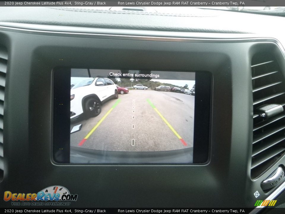 2020 Jeep Cherokee Latitude Plus 4x4 Sting-Gray / Black Photo #18