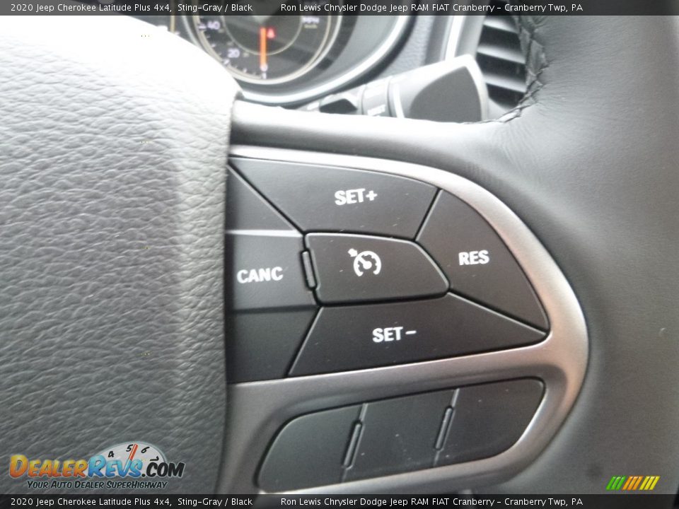 2020 Jeep Cherokee Latitude Plus 4x4 Sting-Gray / Black Photo #19